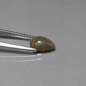 Chocolate Opal Gemstone in 8 x 5 mm Size for Sale, Chocolate Opal Stone in Multicolor Color