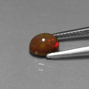 Chocolate Opal Gemstone in 7 x 5 mm (calibrated) Size for Sale, Chocolate Opal Stone in Multicolor Color