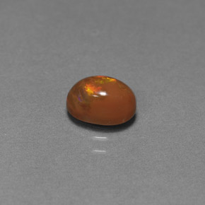 0.69 ct Multicolor Chocolate Opal Stone, Natural Chocolate Opal in Oval Cabochon Shape for Sale