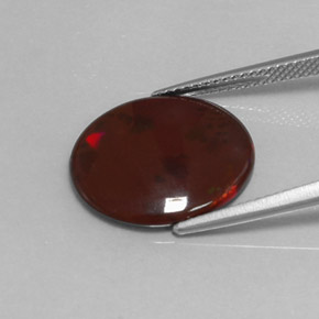 Chocolate Opal Gemstone in 17.1 x 14.9 mm Size for Sale, Chocolate Opal Stone in Brown Color
