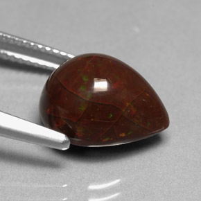 Chocolate Opal Gemstone in 13.4 x 10.2 mm Size for Sale, Chocolate Opal Stone in Multicolor Color