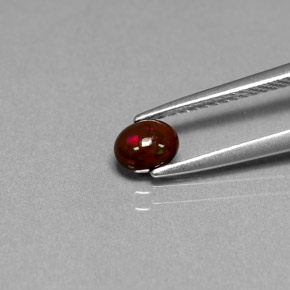 Chocolate Opal Gemstone in 5.5 x 4.5 mm Size for Sale, Chocolate Opal Stone in Multicolor Color