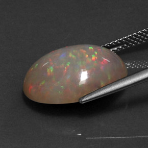 Chocolate Opal Gemstone in 16.5 x 12.6 mm Size for Sale, Chocolate Opal Stone in Multicolor Color