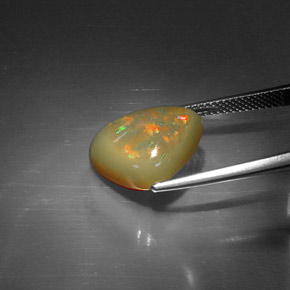 Chocolate Opal Gemstone in 15.7 x 13 mm Size for Sale, Chocolate Opal Stone in Multicolor Color