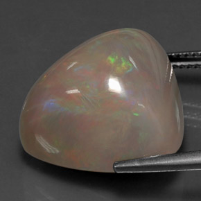 Chocolate Opal Gemstone in 19.3 x 16.5 mm Size for Sale, Chocolate Opal Stone in Multicolor Color