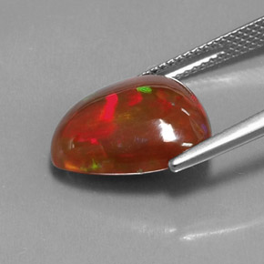 Chocolate Opal Gemstone in 15.1 x 13.9 mm Size for Sale, Chocolate Opal Stone in Multicolor Color