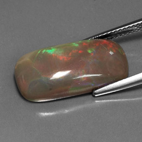Chocolate Opal Gemstone in 20.4 x 10.4 mm Size for Sale, Chocolate Opal Stone in Multicolor Color