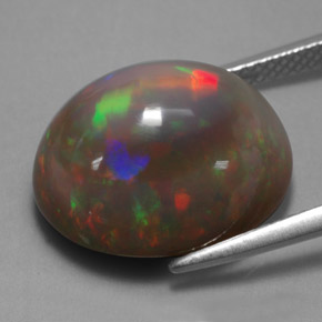 Chocolate Opal Gemstone in 16.1 x 12.8 mm Size for Sale, Chocolate Opal Stone in Multicolor Color