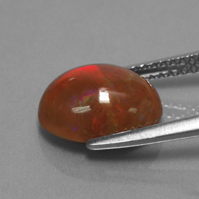 Chocolate Opal Gemstone in 11 x 9 mm (calibrated) Size for Sale, Chocolate Opal Stone in Multicolor Color