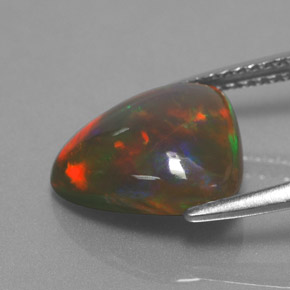 Chocolate Opal Gemstone in 12 x 10.7 mm Size for Sale, Chocolate Opal Stone in Multicolor Color