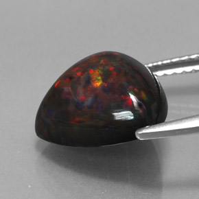 Chocolate Opal Gemstone in 12 x 12 mm (calibrated) Size for Sale, Chocolate Opal Stone in Multicolor Color