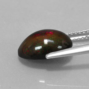 Chocolate Opal Gemstone in 11 x 9 mm (calibrated) Size for Sale, Chocolate Opal Stone in Multicolor Color