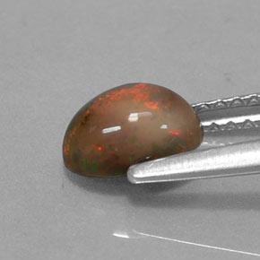 Chocolate Opal Gemstone in 7 x 5 mm (calibrated) Size for Sale, Chocolate Opal Stone in Multicolor Color