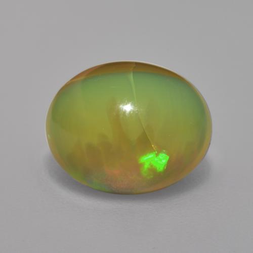 2.95 ct Multicolor Chocolate Opal Stone, Natural Chocolate Opal in Oval Cabochon Shape for Sale