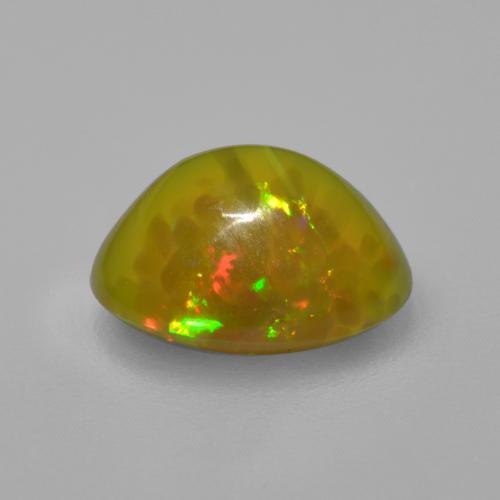 Chocolate Opal Gemstone in 11 x 9 mm (calibrated) Size for Sale, Chocolate Opal Stone in Multicolor Color