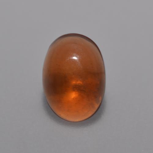 Medium Orange Chocolate Opal Gem - 0.4ct Oval Cabochon (ID: 572770)