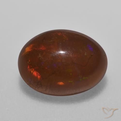 0.71 ct Oval Chocolate Opal, 7.9 x 6 mm From Ethiopia, Photo A