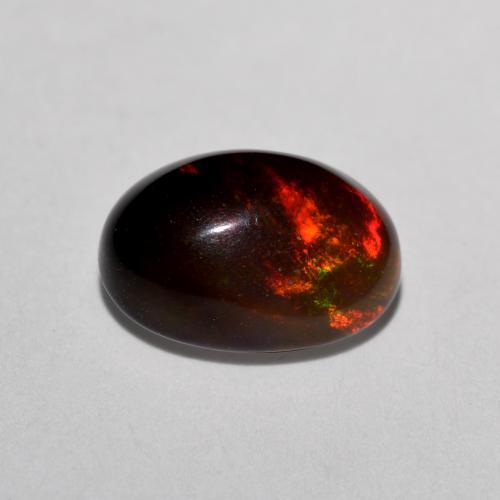 Chocolate Opal Gemstone in 9.2 x 6.6 mm Size for Sale, Chocolate Opal Stone in Multicolor Color