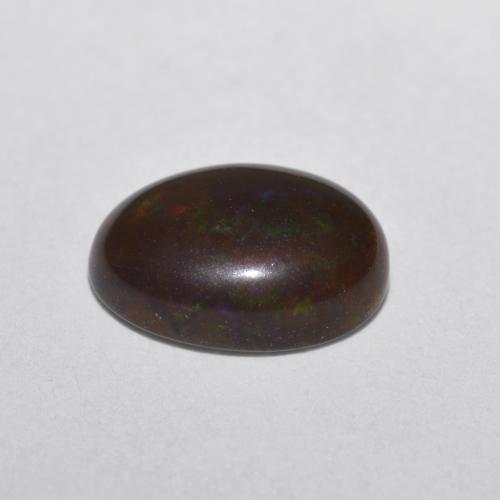 Chocolate Opal Gemstone in 8 x 6 mm (calibrated) Size for Sale, Chocolate Opal Stone in Multicolor Color