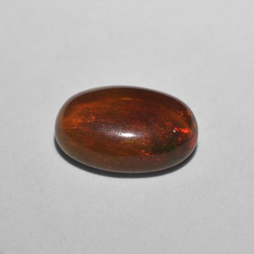 Chocolate Opal Gemstone in 6 x 4 mm (calibrated) Size for Sale, Chocolate Opal Stone in Multicolor Color