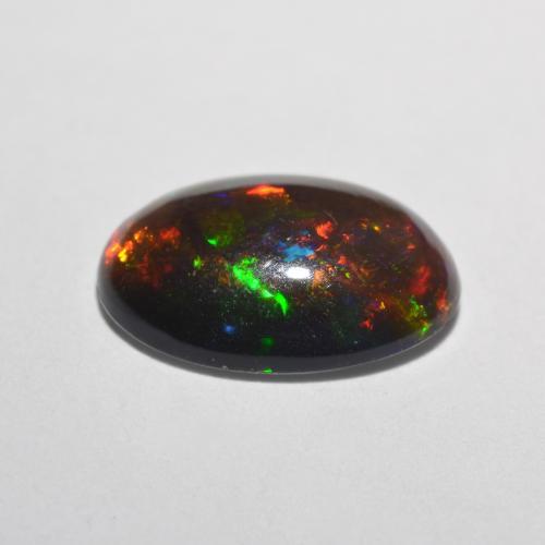 Chocolate Opal Gemstone in 10.5 x 7.2 mm Size for Sale, Chocolate Opal Stone in Multicolor Color