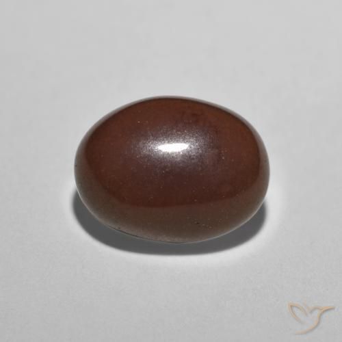 0.72 ct Multicolor Chocolate Opal Stone, Natural Chocolate Opal in Oval Cabochon Shape for Sale