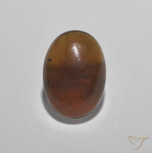 0.33 ct Multicolor Chocolate Opal Stone, Natural Chocolate Opal in Oval Cabochon Shape for Sale