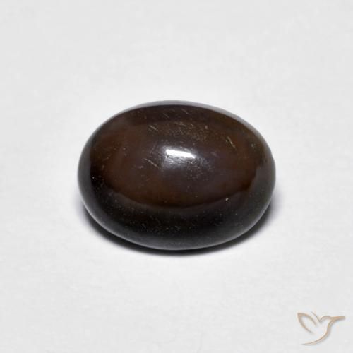 0.71 ct Brown Chocolate Opal Stone, Natural Chocolate Opal in Oval Cabochon Shape for Sale