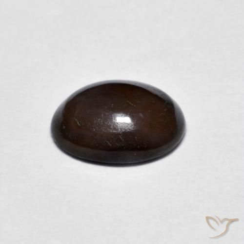 Chocolate Opal Gemstone in 8 x 6 mm (calibrated) Size for Sale, Chocolate Opal Stone in Dark Brown Color