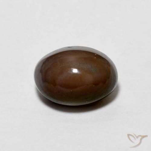 0.67 ct Oval Chocolate Opal, 7.1 x 5.1 mm From Ethiopia, Photo A