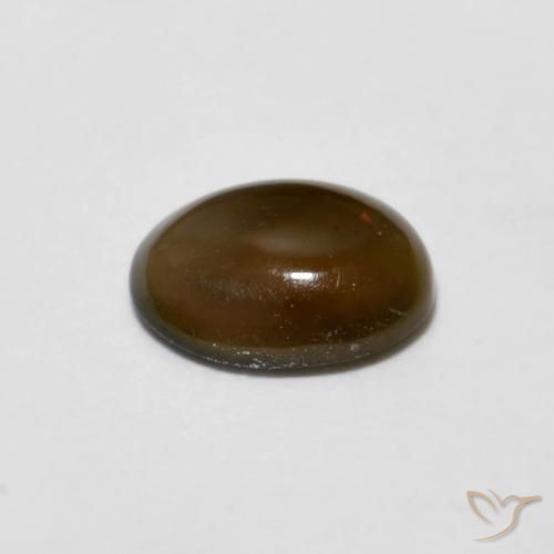 Chocolate Opal Gemstone in 7 x 5 mm (calibrated) Size for Sale, Chocolate Opal Stone in Warm Brown Color