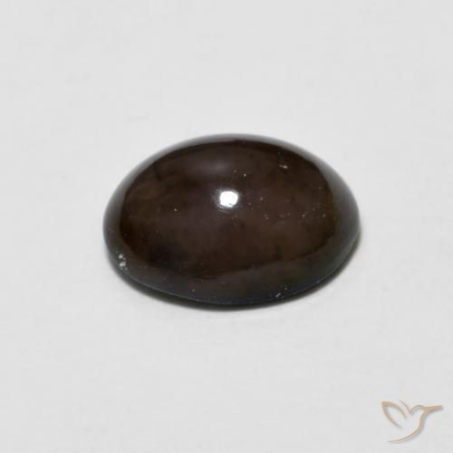 Chocolate Opal Gemstone in 8 x 6 mm (calibrated) Size for Sale, Chocolate Opal Stone in Chocolate Brown Color