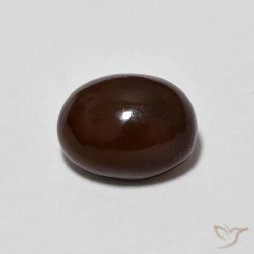 0.89 قيراط شوكولاتة أوبال بيضاوية ، <cite dir="ltr" lang="en">8.1 x 6.2</cite> ملم من إثيوبيا, Photo A