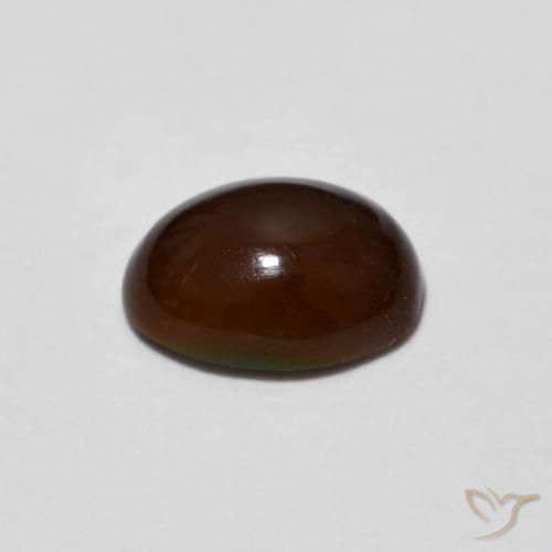 Chocolate Opal Gemstone in 8 x 6 mm (calibrated) Size for Sale, Chocolate Opal Stone in Multicolor Color