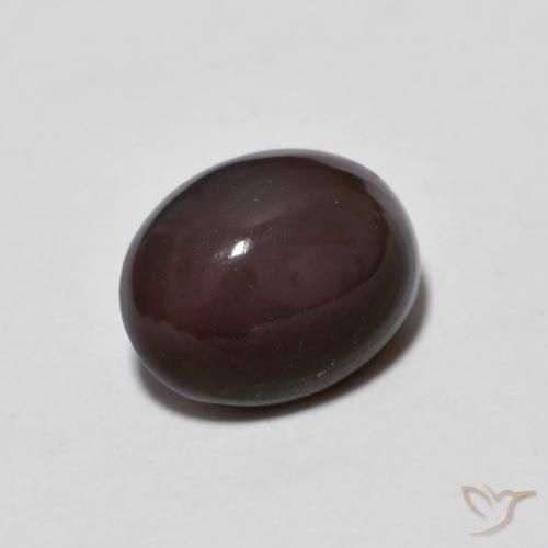 1.22 ct Multicolor Chocolate Opal Stone, Natural Chocolate Opal in Oval Cabochon Shape for Sale