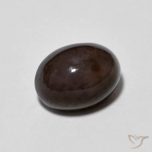 1.02 ct Multicolor Chocolate Opal Stone, Natural Chocolate Opal in Oval Cabochon Shape for Sale