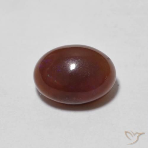 0.81 ct Oval Chocolate Opal, 7.9 x 5.8 mm From Ethiopia, Photo A