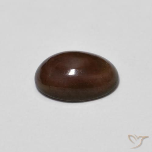 Chocolate Opal Gemstone in 7.2 x 4.7 mm Size for Sale, Chocolate Opal Stone in Multicolor Color