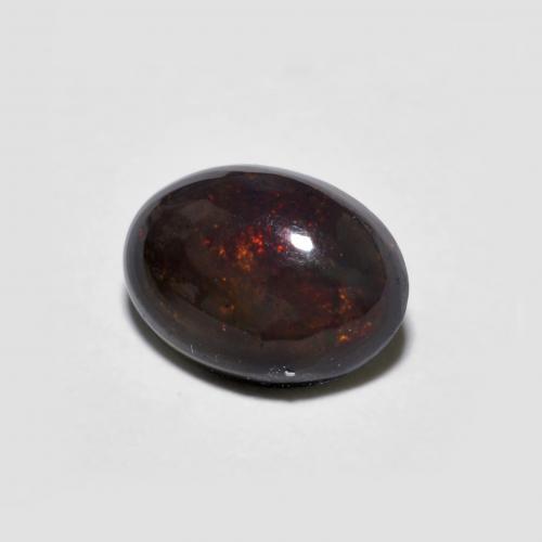 0.44 ct Oval Chocolate Opal, 6.9 x 5 mm From Ethiopia, Photo A