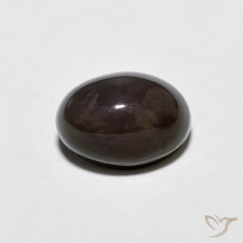 0.63 قيراط شوكولاتة أوبال بيضاوية ، <cite dir="ltr" lang="en">7.2 x 5.3</cite> ملم من إثيوبيا, Photo A