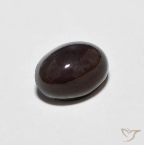 0.63 ct Multicolor Chocolate Opal Stone, Natural Chocolate Opal in Oval Cabochon Shape for Sale