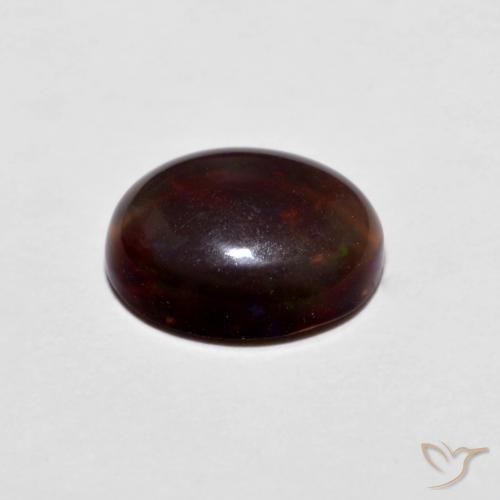 Chocolate Opal Gemstone in 8 x 6 mm (calibrated) Size for Sale, Chocolate Opal Stone in Multicolor Color