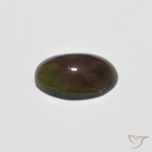 Chocolate Opal Gemstone in 7 x 5 mm (calibrated) Size for Sale, Chocolate Opal Stone in Multicolor Color
