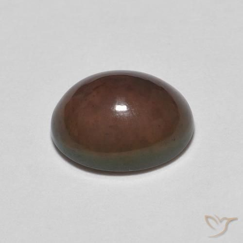 Chocolate Opal Gemstone in 8 x 6 mm (calibrated) Size for Sale, Chocolate Opal Stone in Multicolor Color