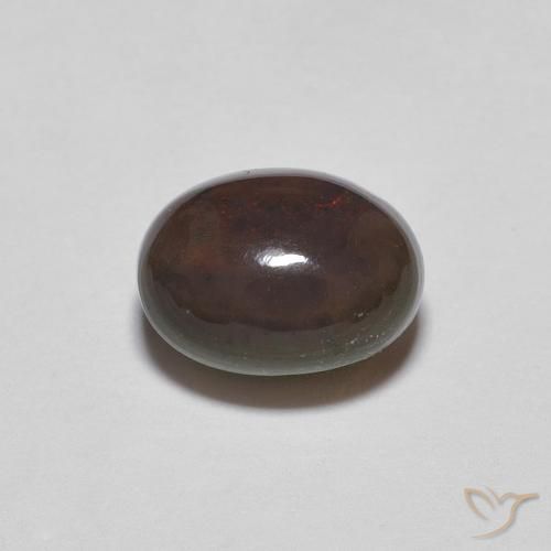 0.64 ct Oval Chocolate Opal, 7.1 x 5.2 mm From Ethiopia, Photo A