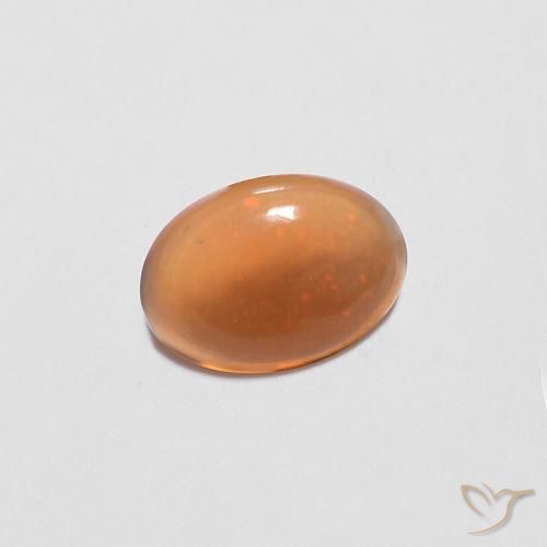 0.34 ct Brown Chocolate Opal Stone, Natural Chocolate Opal in Oval Cabochon Shape for Sale