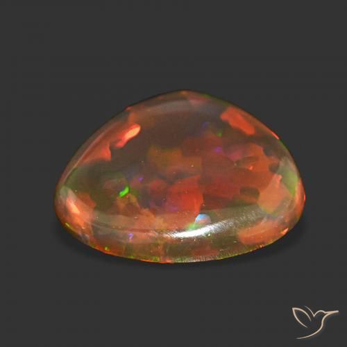 Chocolate Opal Gemstone in 15 x 15 mm (calibrated) Size for Sale, Chocolate Opal Stone in Multicolor Color