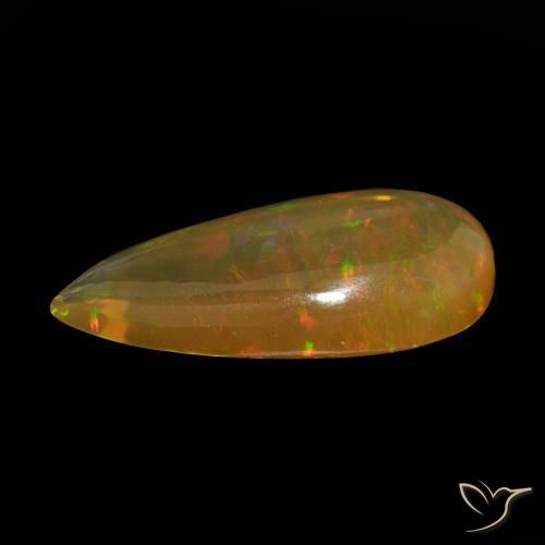 Chocolate Opal Gemstone in 25.3 x 11.9 mm Size for Sale, Chocolate Opal Stone in Multicolor Color