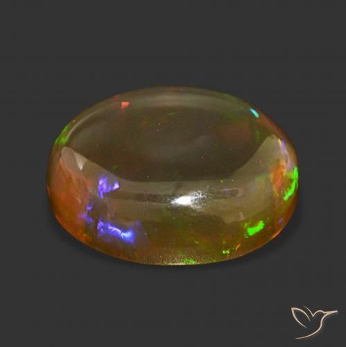 Chocolate Opal Gemstone in 16.5 x 14.2 mm Size for Sale, Chocolate Opal Stone in Multicolor Color