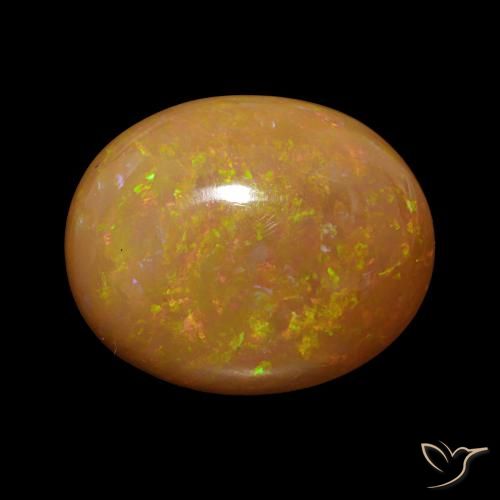 12.74ct Multicolor Chocolate Opal, Oval, Opaque